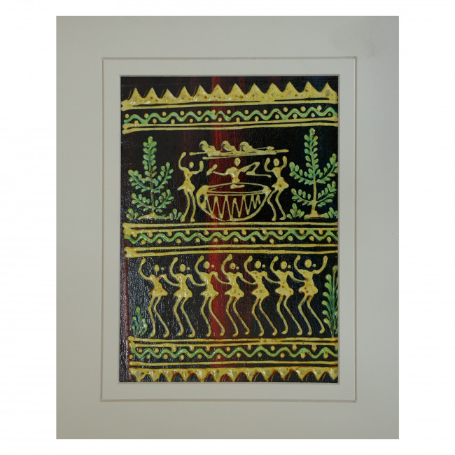 Handcrafted Mount Embossed Painting