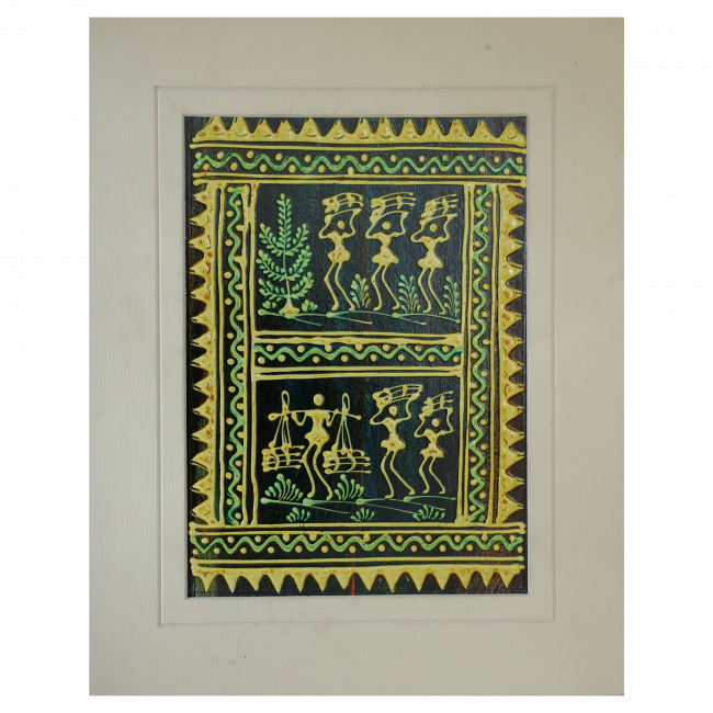 Handcrafted Mount Embossed Painting