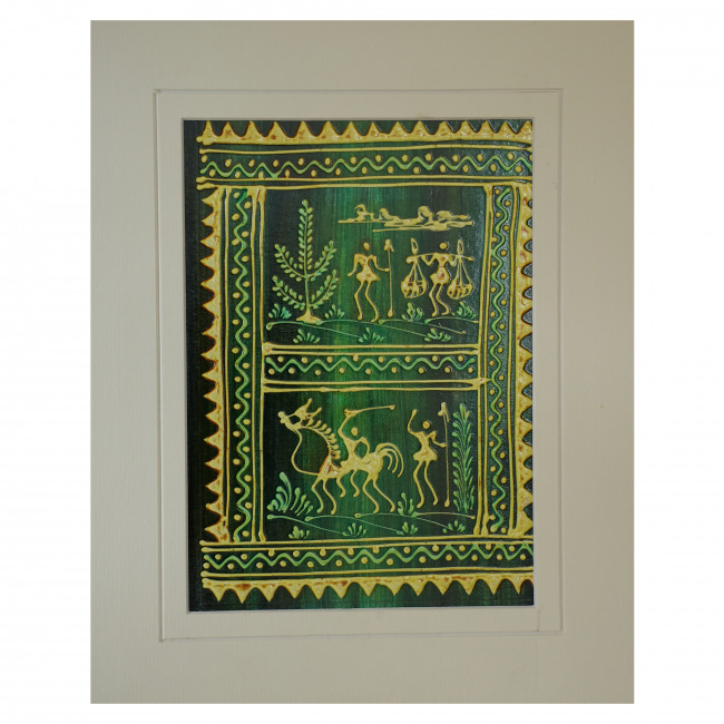 Handcrafted Mount Embossed Painting