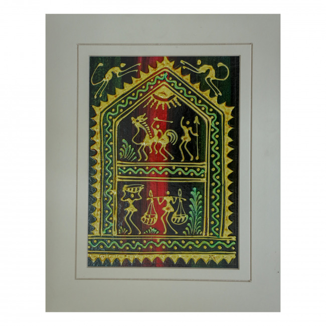 Handcrafted Mount Embossed Painting