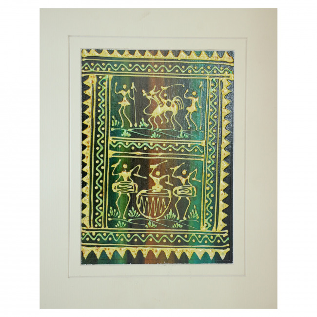 Handcrafted Mount Embossed Painting