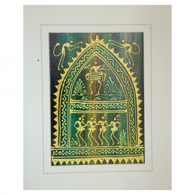 Handcrafted Mount Embossed Painting