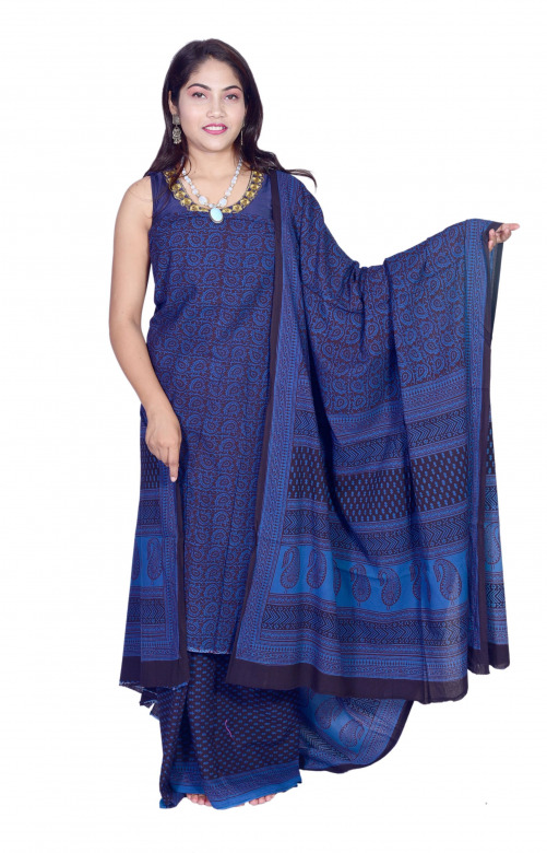 Tribes India Cotton Bagh Suit