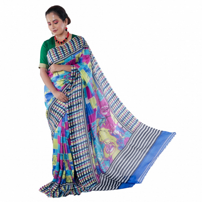 Tassar Saree
