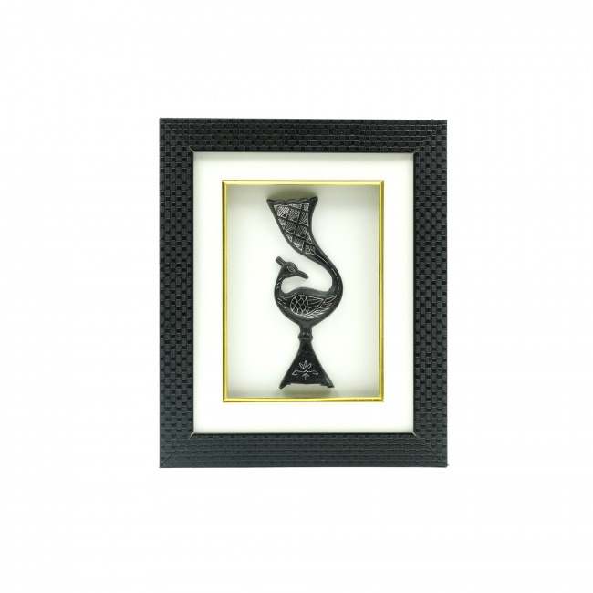 Handcrafted Standing Peacock Small Frame