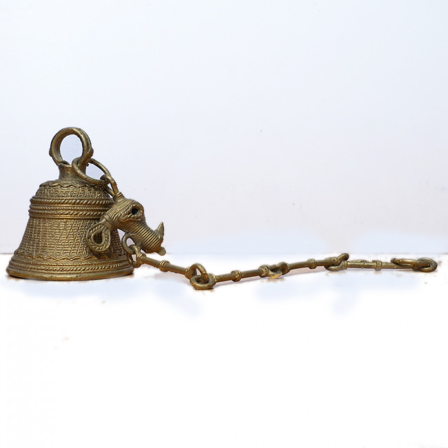 Handcrafted Bell With Bird