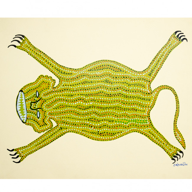 Painting Gond Paper