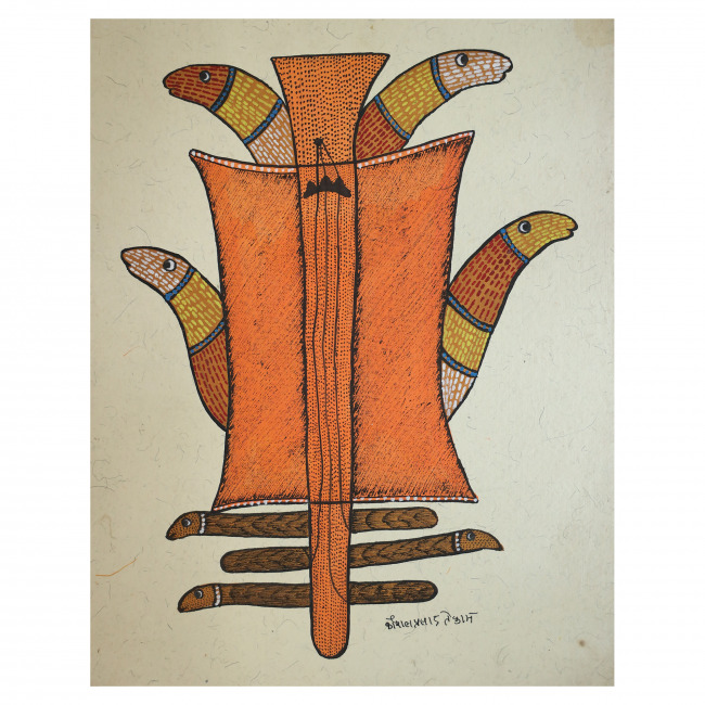 Handmade Paper Gond Painting