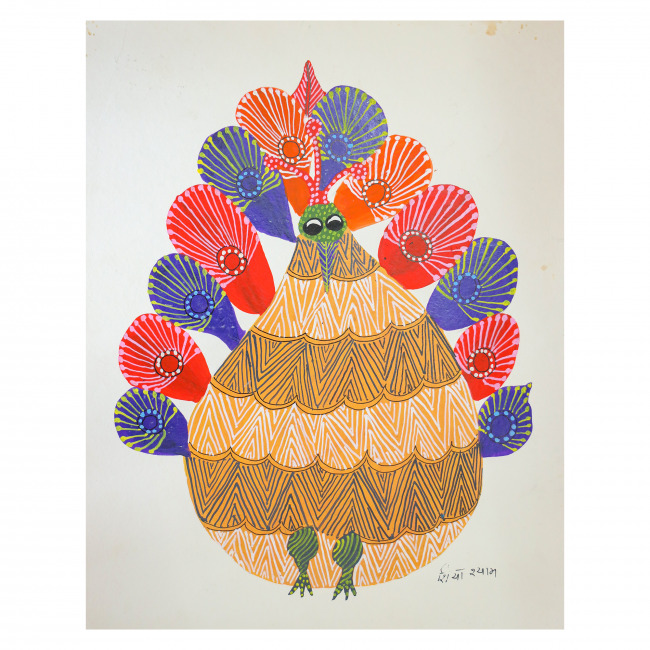 Handmade Paper Gond Painting