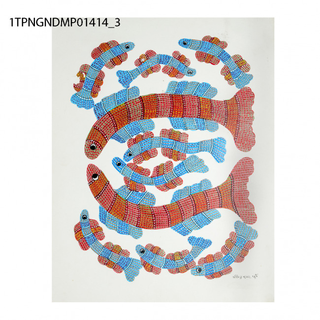 Painting Gond Paper