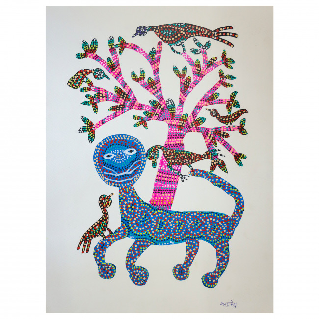 Handmade Paper Gond Painting