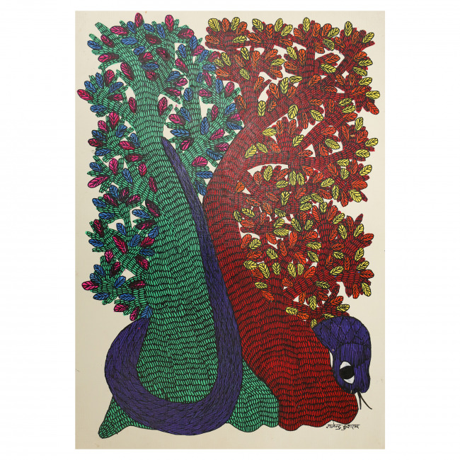 Handmade Paper Gond Painting