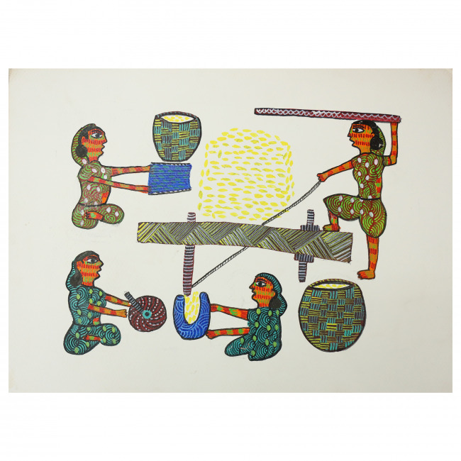 Handmade Paper Gond Painting