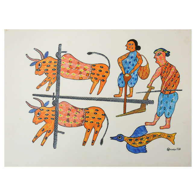 Handmade Paper Gond Painting