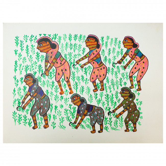 Handmade Paper Gond Painting