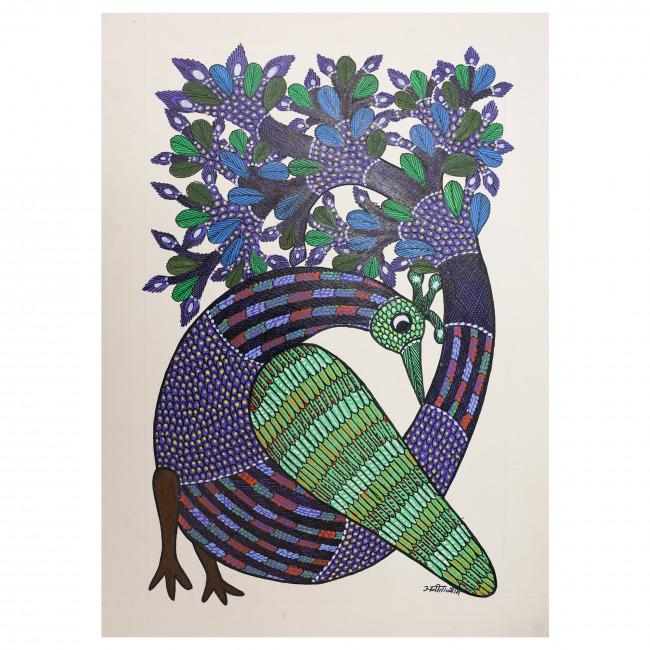 Handmade Paper Gond Painting