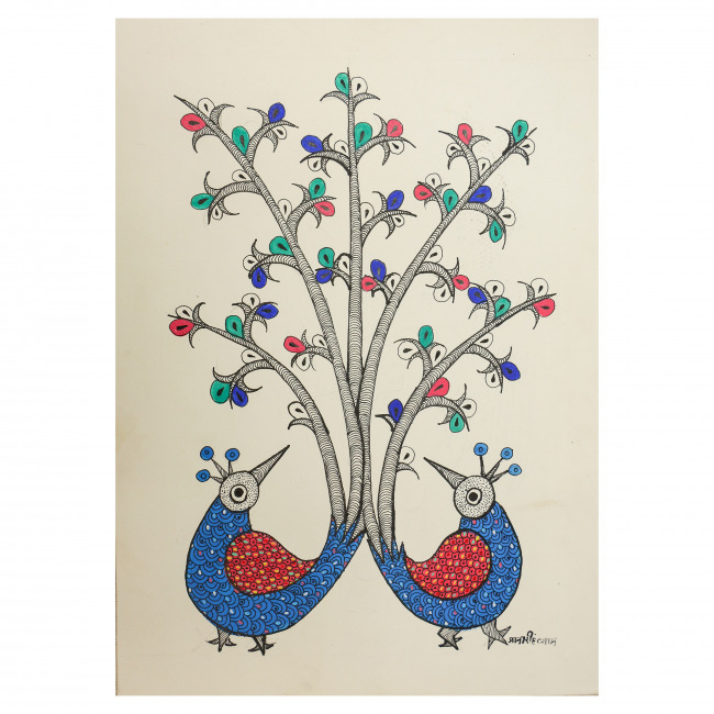 Handmade Paper Gond Painting