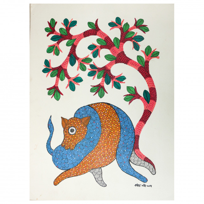 Handmade Paper Gond Painting