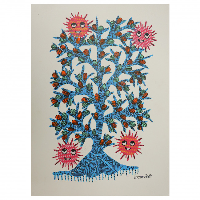 Handmade Paper Gond Painting