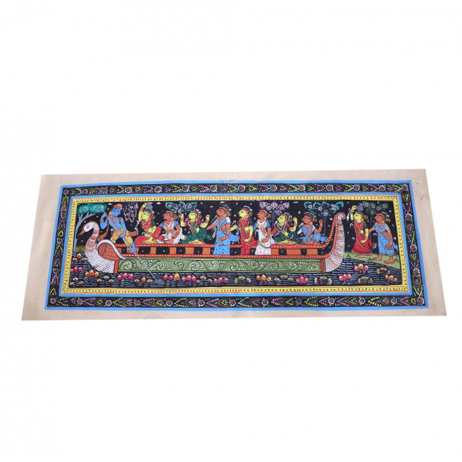 Handmade Saura Tussar Silk Painting
