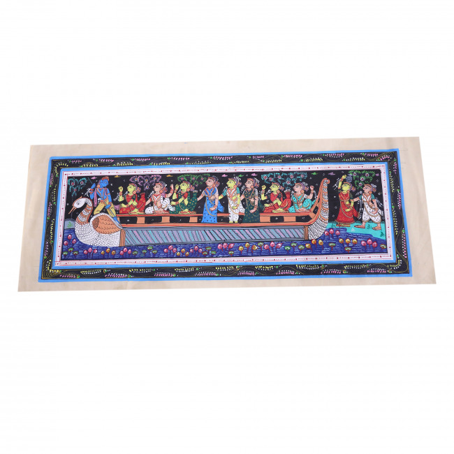 Handmade Saura Tussar Silk Painting