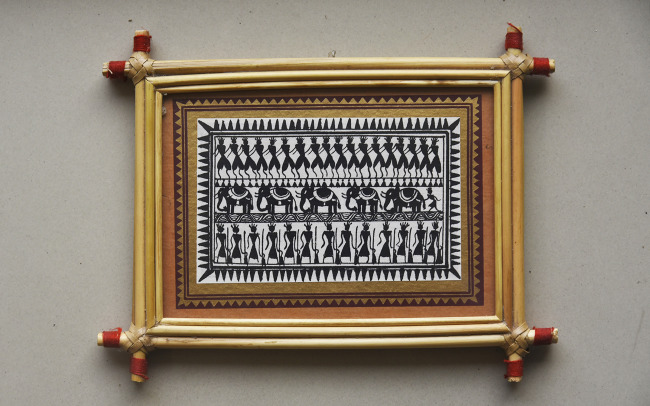 Handmade Bamboo Painting