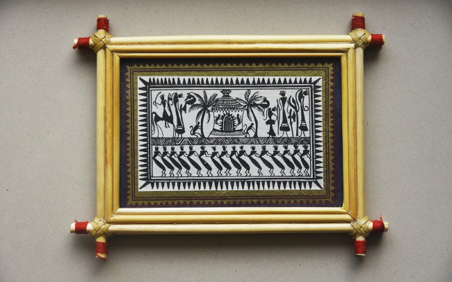 Handmade Bamboo Painting