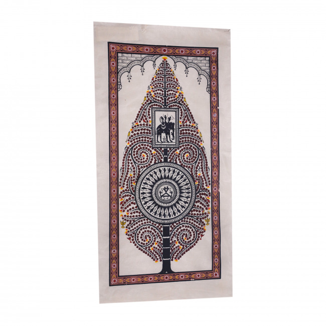 Handmade Saura Tussar Silk Painting