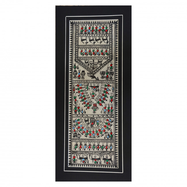 Handmade Saura Silk Painting