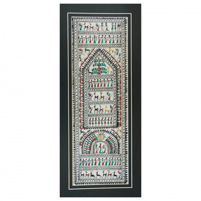 Handmade Saura Silk Painting