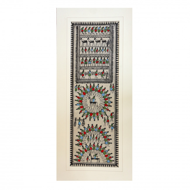 Handmade Saura Silk Painting
