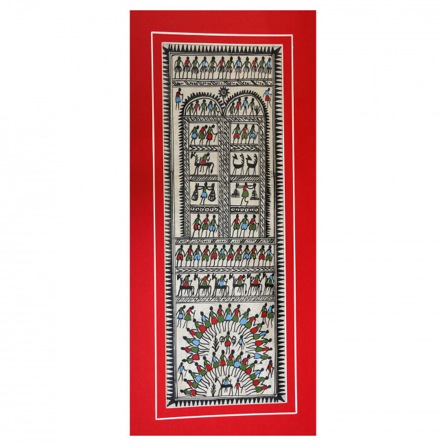Handmade Saura Silk Painting