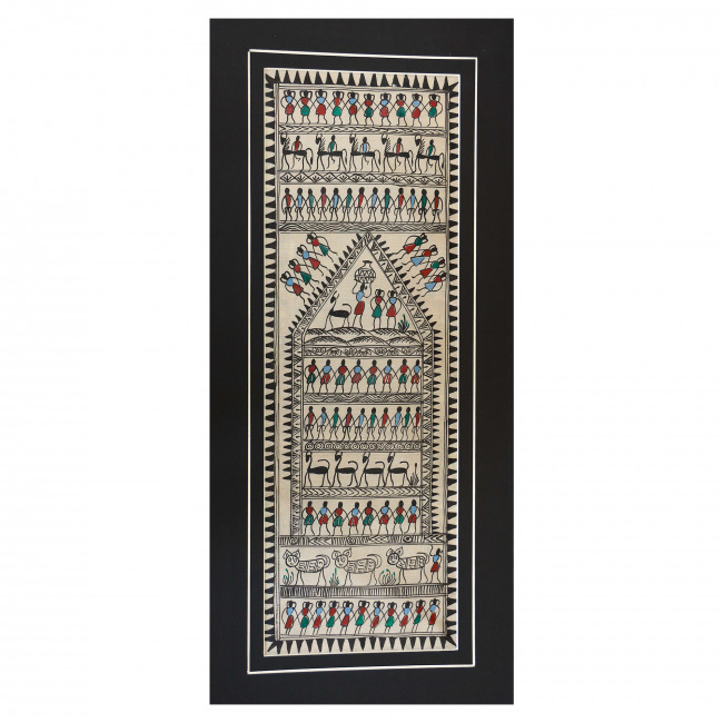 Handmade Saura Silk Painting