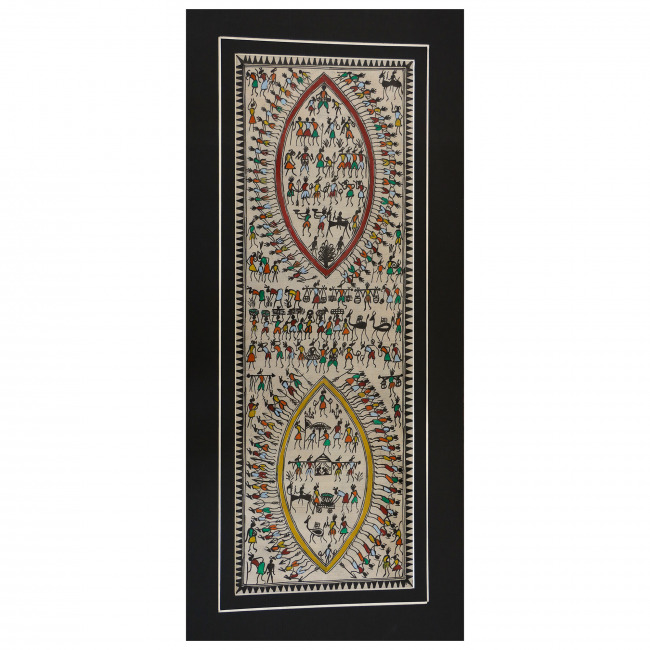 Handmade Saura Silk Painting