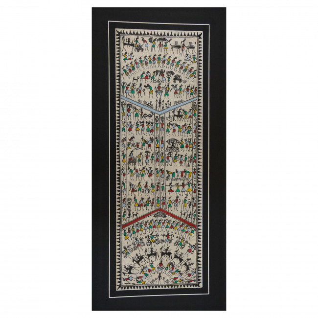Handmade Saura Silk Painting