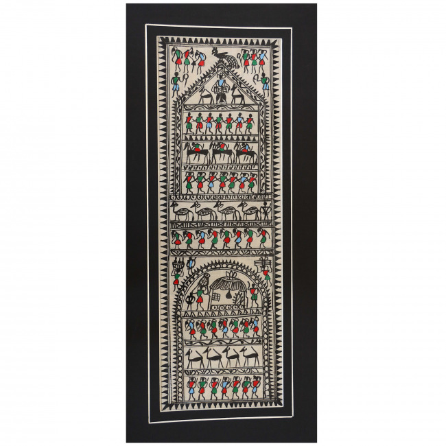 Handmade Saura Silk Painting