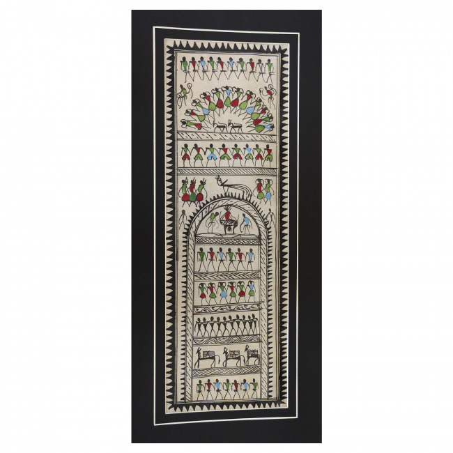 Handmade Saura Silk Painting