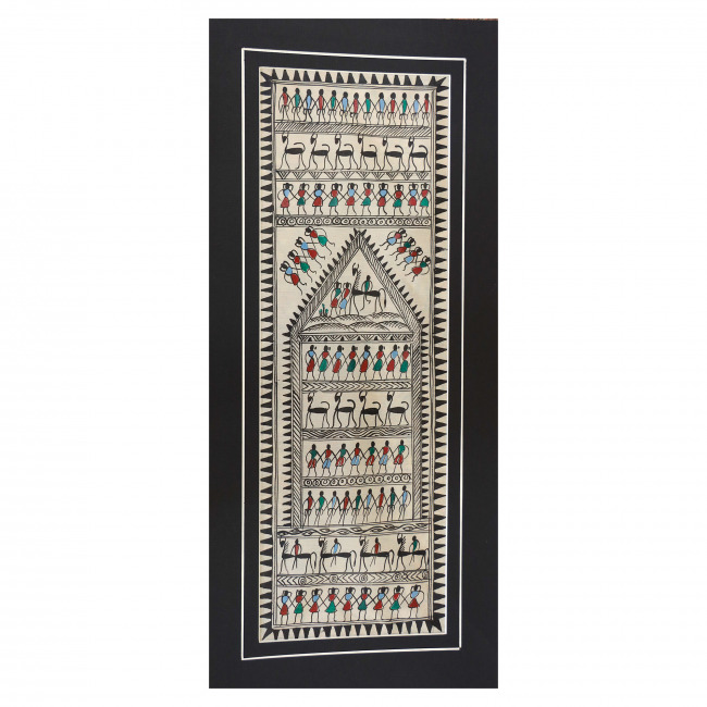 Handmade Saura Silk Painting