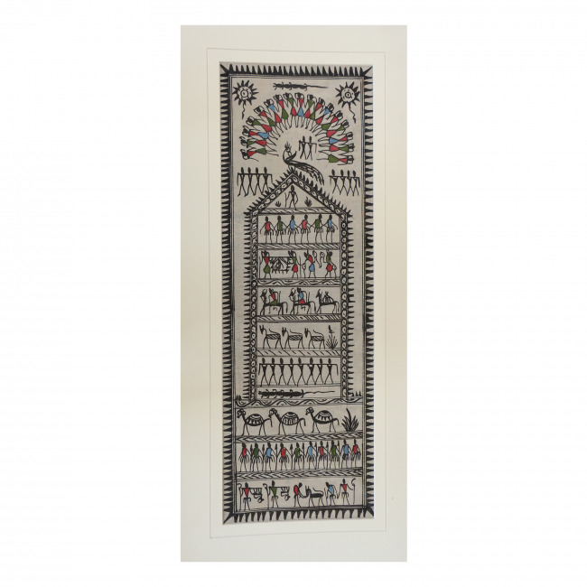 Handmade Saura Silk Painting