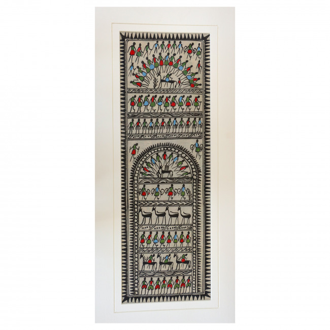 Handmade Saura Silk Painting