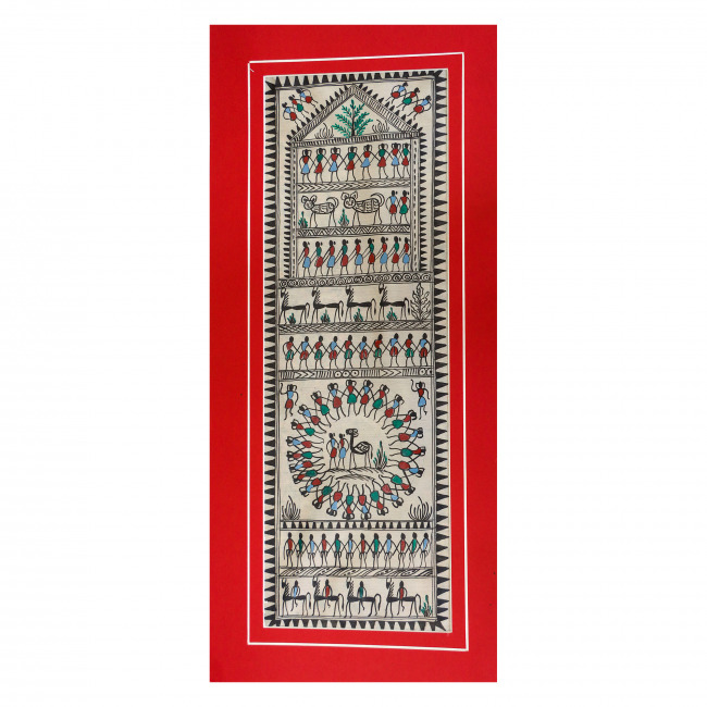 Handmade Saura Silk Painting