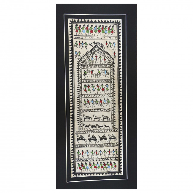 Handmade Saura Silk Painting