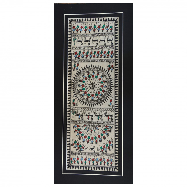 Handmade Saura Silk Painting