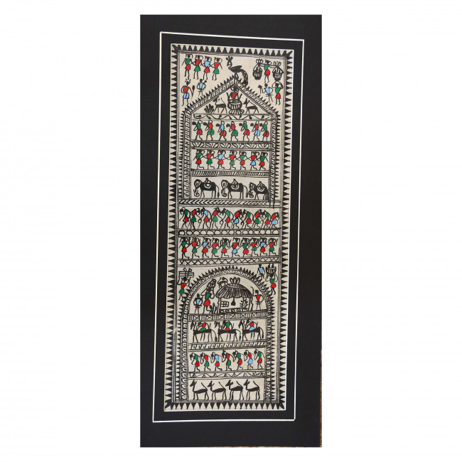 Handmade Saura Silk Painting