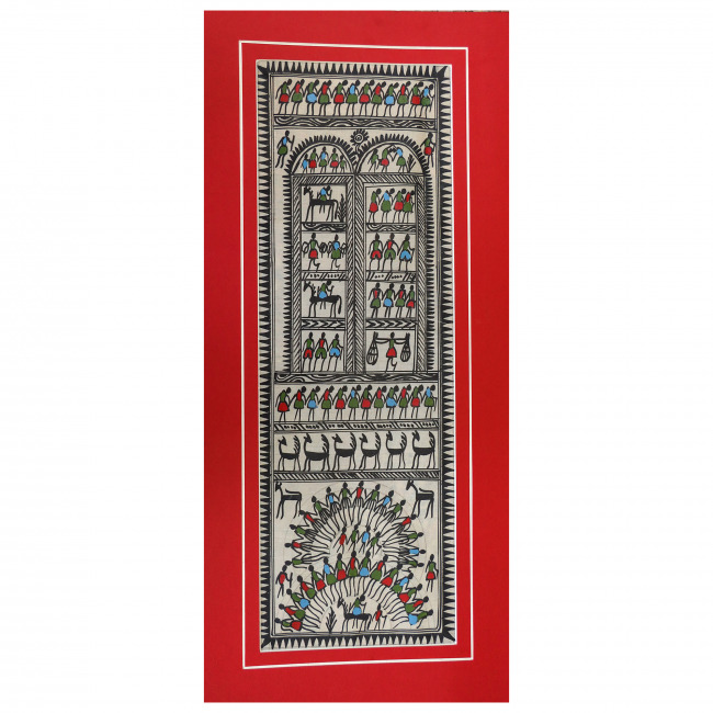Handmade Saura Silk Painting
