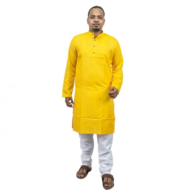 Cotton Kurta & Pyjama Set - 42