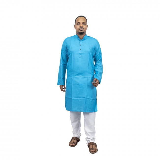 Cotton Kurta & Pyjama Set - 36