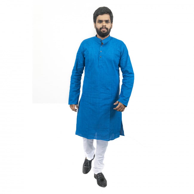 Cotton Kurta & Pyjama Set - 42