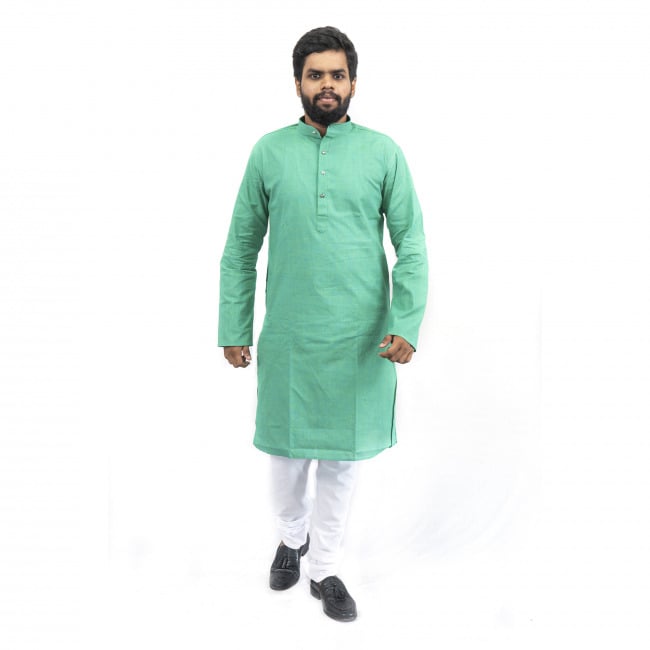 Cotton Kurta & Pyjama Set - 42