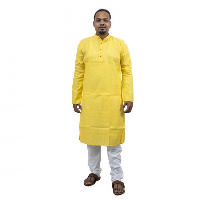 Tribes India Cotton Lining Kurta & Pyjama Set - 40